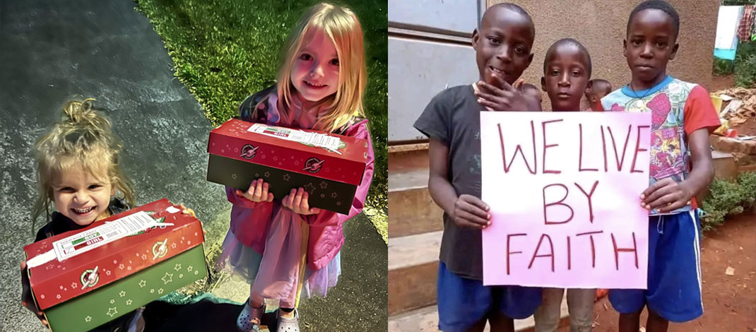 Sometimes we pray with eyes open