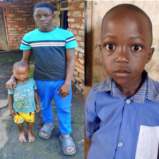 Joseph and his brother Rayan (Care Taker)